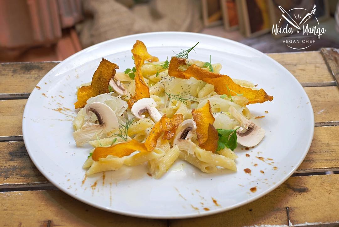 Un piatto vegan de La Casina di Alice