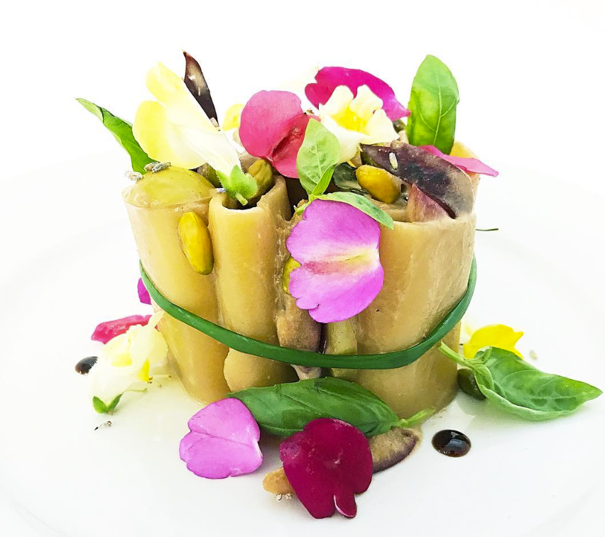 Un piatto vegan de La Casina di Alice