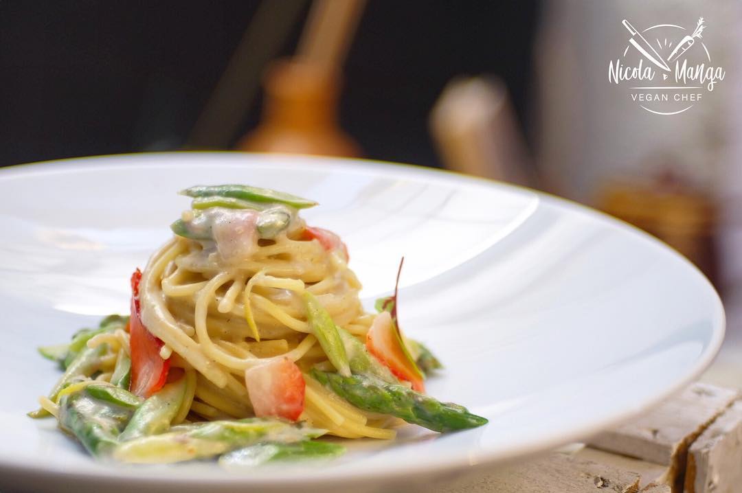 Un piatto vegan de La Casina di Alice