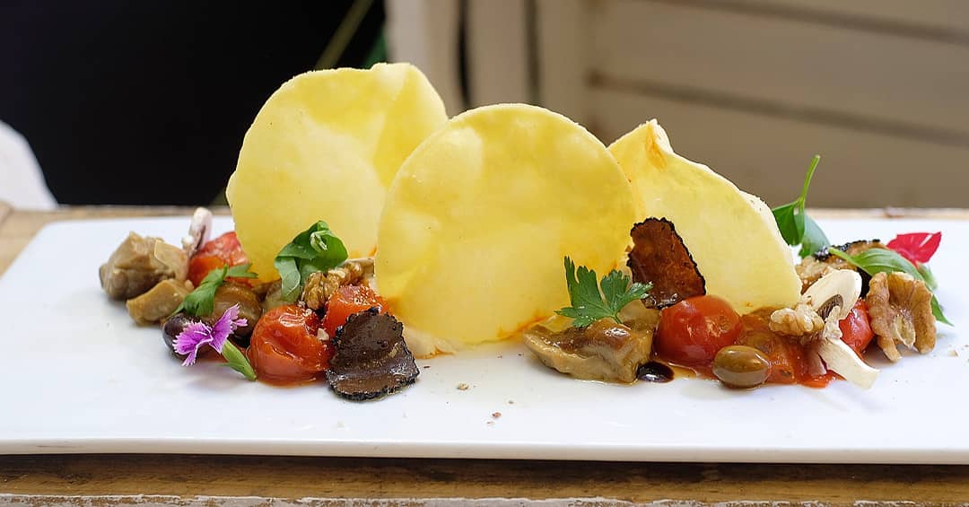 Un piatto vegan de La Casina di Alice