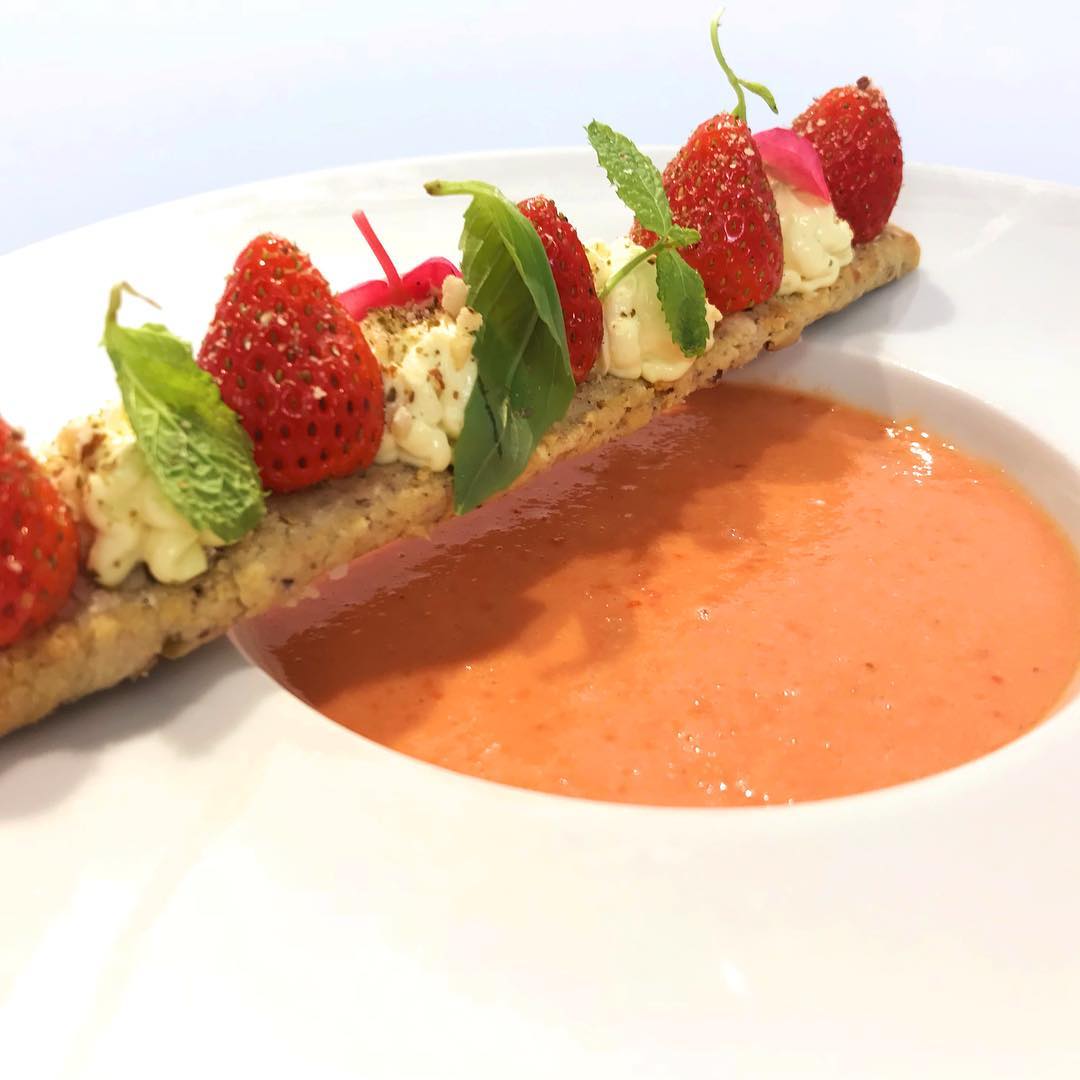 Un piatto vegan de La Casina di Alice